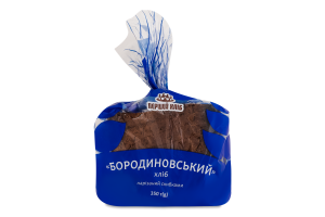 Хліб половинка в нарізці Бородинський Перший хліб м/у 350г
