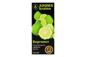 Олія ефірна Aroma kraina Бергамот 10мл