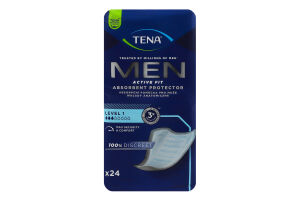 Прокладки урологические для мужчин Level 1 Active Fit Men Tena 24шт