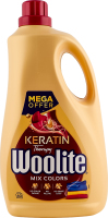 Средство для стирки жидкое для цветных тканей с кератином Woolite 3.6л