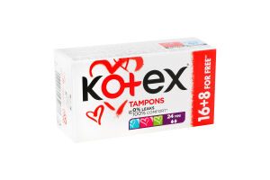 Тампон Kotex Ultra Sorb Silky Cover mini 16шт