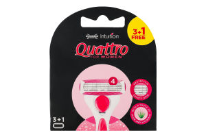 Картридж для бритвы For Woman Quattro Wilkinson Sword 4шт