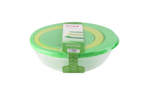 Набір контейнерів Eat&Drink круглий 3пр