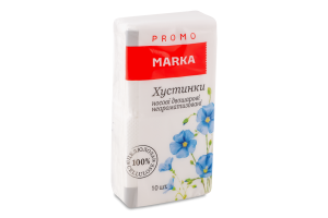 Хустинки папер.неаром.MarkaPromo 2ш.10шт