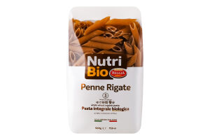 Изделия макаронные трубчатые органические Penne Rigate Nutri Bio Reggia м/у 500г