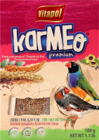Корм д/зебрових амадин та екзотичних птахів Преміум 500г Кармео