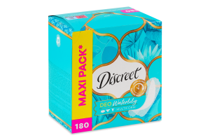 Прокладки ежедневные гигиенические ароматизированные Deo Waterlily Multiform Discreet 180шт