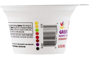 Ahold Greek Nonfat Yogurt Strawberry