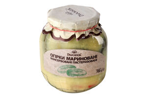 Огірки мариновані консервовані пастеризовані Dworek с/б 700г