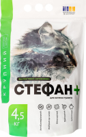 Наповнювач д/котячого туалету бентонітовий крупний 4,5кг Стефан