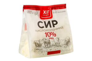 Сир кисломолочний 10% 350г Хіт Продукт