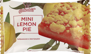 Печенье сдобное Mini lemon pie Dobrobut м/у 40г