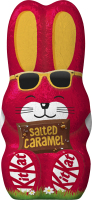 Фігура з молочного шоколаду з пшеничними кріпсами та шматочками соленого карамелізованого цукру Кролик Kit Kat м/у 85г
