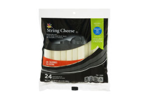 Ahold String Cheese Mozzarella Reduced Fat - 24 CT