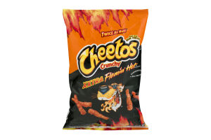 Cheetos Crunchy XXTRA Flamin' Hot Cheese Flavoed Snacks