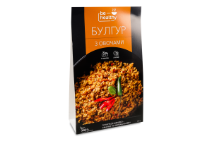 Булгур с овощами Be healthy food м/у 200г