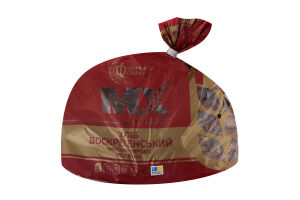 Хлеб половинка в нарезке подовый Воскресенский Формула смаку м/у 400г