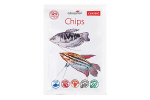 Корм д/акваріумних риб Класичне меню чипси 25г Акваріус