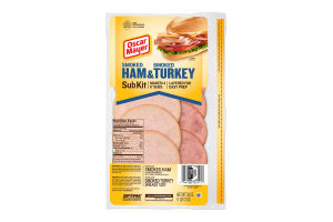 Oscar Mayer Smoked Ham & Smoked Turkey Sub Kit