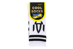 Носки мужские Cool Socks ИДИ белый р.25-27
