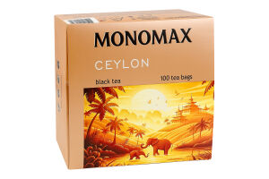 Чай черный цейлонский мелкий Monomax к/у 100х2г