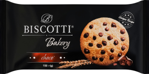 Печиво здобне пісочно-відсадне з шматочками глазурі Bakery Biscotti м/у 150г