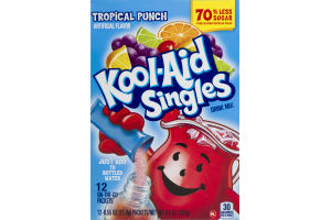 Kool-Aid Singles Drink Mix Tropical Punch - 12 CT