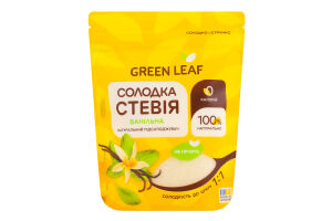 Стевія солодка ванільна 1:1 Green Leaf д/п 100г