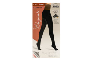 Колготки жіночі Elegante El Cotton 300den 4 nero
