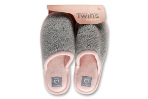 Тапочки комнатные домашние женские Twins №6121 40 серый