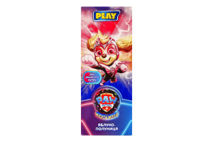 Сік відновлений з м'якоттю пастеризований Яблуко-полуниця Paw Patrol Play т/п 200мл