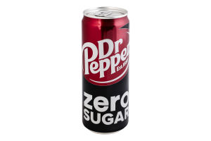 Напій безалкогольний сильногазований Zero sugar Dr Pepper з/б 330мл
