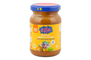 Пюре для детей от 4мес фруктовое Яблоко-тыква-груша Elfik Magic с/б 170г