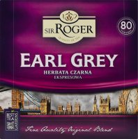 Чай чорний Ерл Грей Sir Roger к/у 80х1.5г
