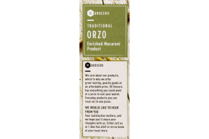 SE Grocers Traditional Orzo