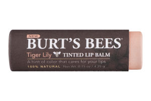 Burt's Bees Tinted Lip Balm Tiger Lily