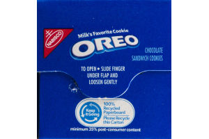 Nabisco Oreo Chocolate Sandwich Cookies
