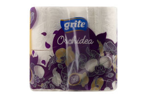 Папір туалетний Grite Orchidea White 16шт