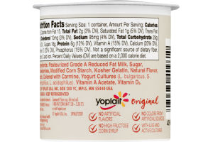 Yoplait Original Lowfat Yogurt Strawberry