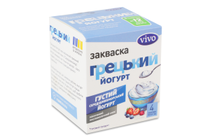 Закваска бактериальная сухая Греческий йогурт Vivo к/у 4х0.5г