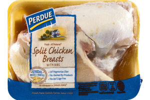 Perdue Split Chicken Breasts Fresh