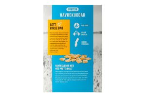 Подушечки вівсяні Frebaco Kvarn цільнозерн протеїн