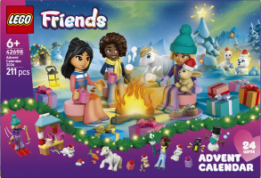 Конструктор для детей от 6лет №42698 Advent calendar 2026 Friends Lego 211эл