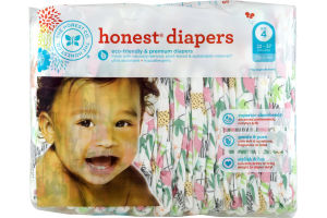 The Honest Co. Honest Diapers Jungle Friends Size 4 - 29 CT