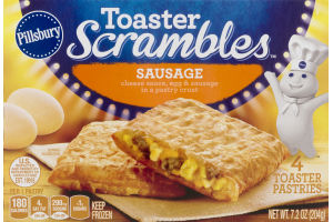 Pillsbury Toaster Scrambles Sausage - 4 CT