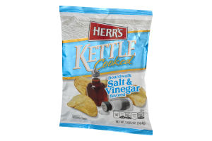 Herr's Kettle Cooked Boardwalk Salt & Vinegar Potato Chips