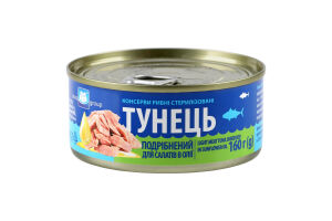 Конс Тунець Єврогруп 160 г з/б в/о для салатів/959