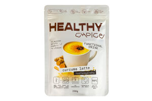 Напій розчинний порошкоподібний Куркума лате Healthy Choice д/п 200г