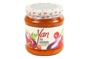 Икра баклажанная стерилизованная Yan с/б 470г