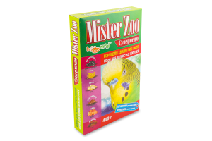 Корм д/хвилястих папуг Mister Zoo Суперменю 400г Hobby Meal
